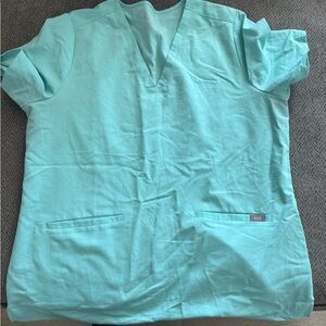 Figs Blue Skinny Scrub Pants